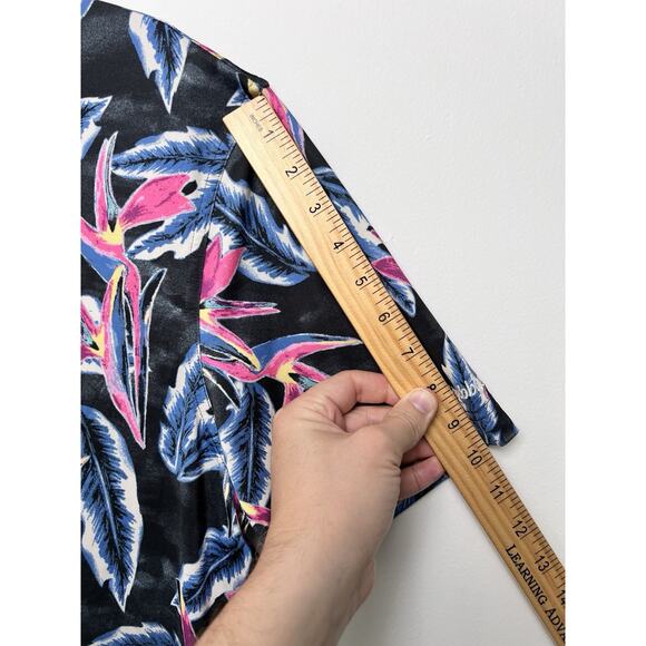 Chubbies Shirt Mens M Performance Polo Birds Of Paradise Hawaiian Golf Beach - Picture 7 of 8